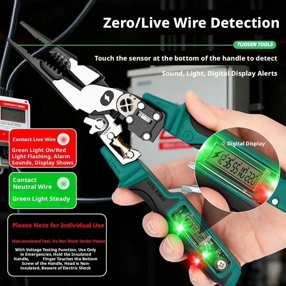 Automatic Wire Stripper Cutter - Wielofunkcyjny zestaw szczypiec do zdejmowania izolacji