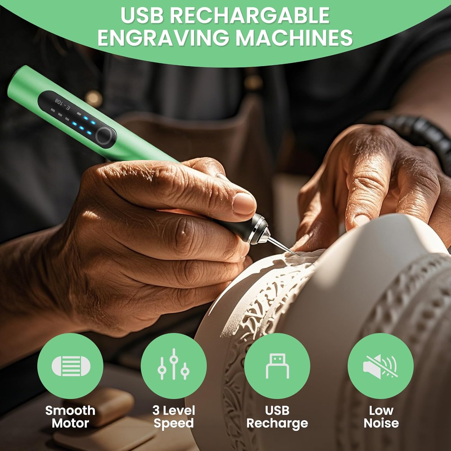 Electric Screwdriver Rechargeable Usb - Elektryczny długopis do grawerowania, bezprzewodowe narzędzie