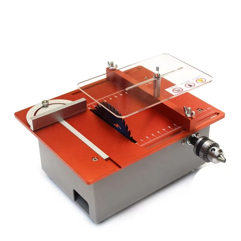 Mini Table Saw For Woodworking - Aluminiowa Mini Piła Stołowa z Płytką