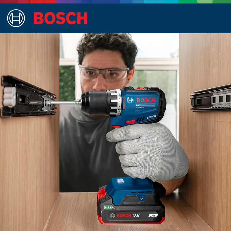 Brushless Cordless Electric Drill 18V - BOSCH GSR 18V-52 PRO – akumulatorowa