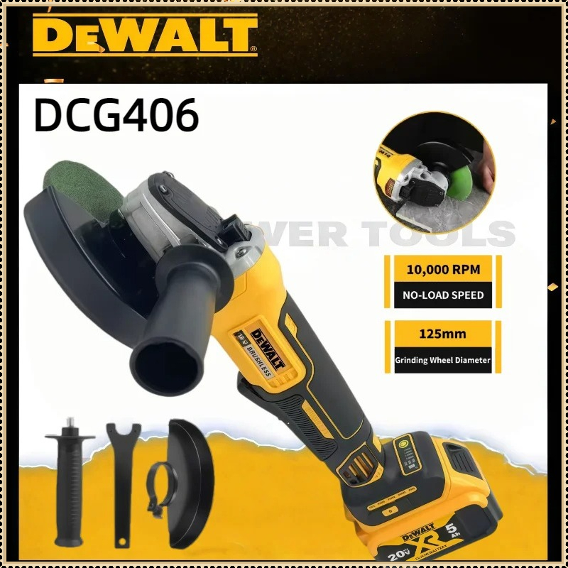 Dewalt DCG406 – akumulatorowa  – Brushless Angle Grinder Battery Powered recenzja i cena
