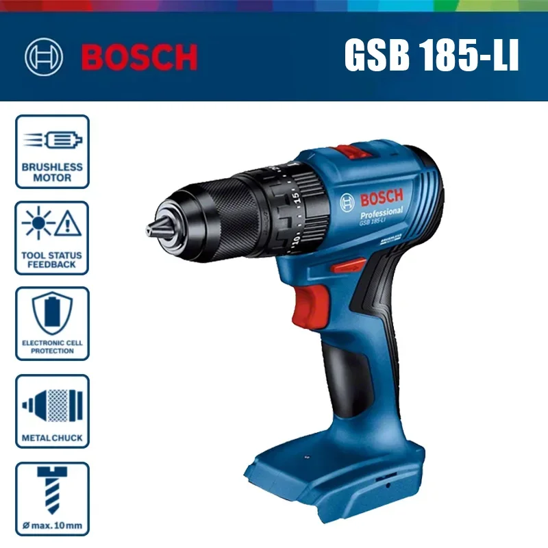 Bosch GSB 185-LI – akumulatoro – Brushless Cordless Electric Drill 18V recenzja i cena