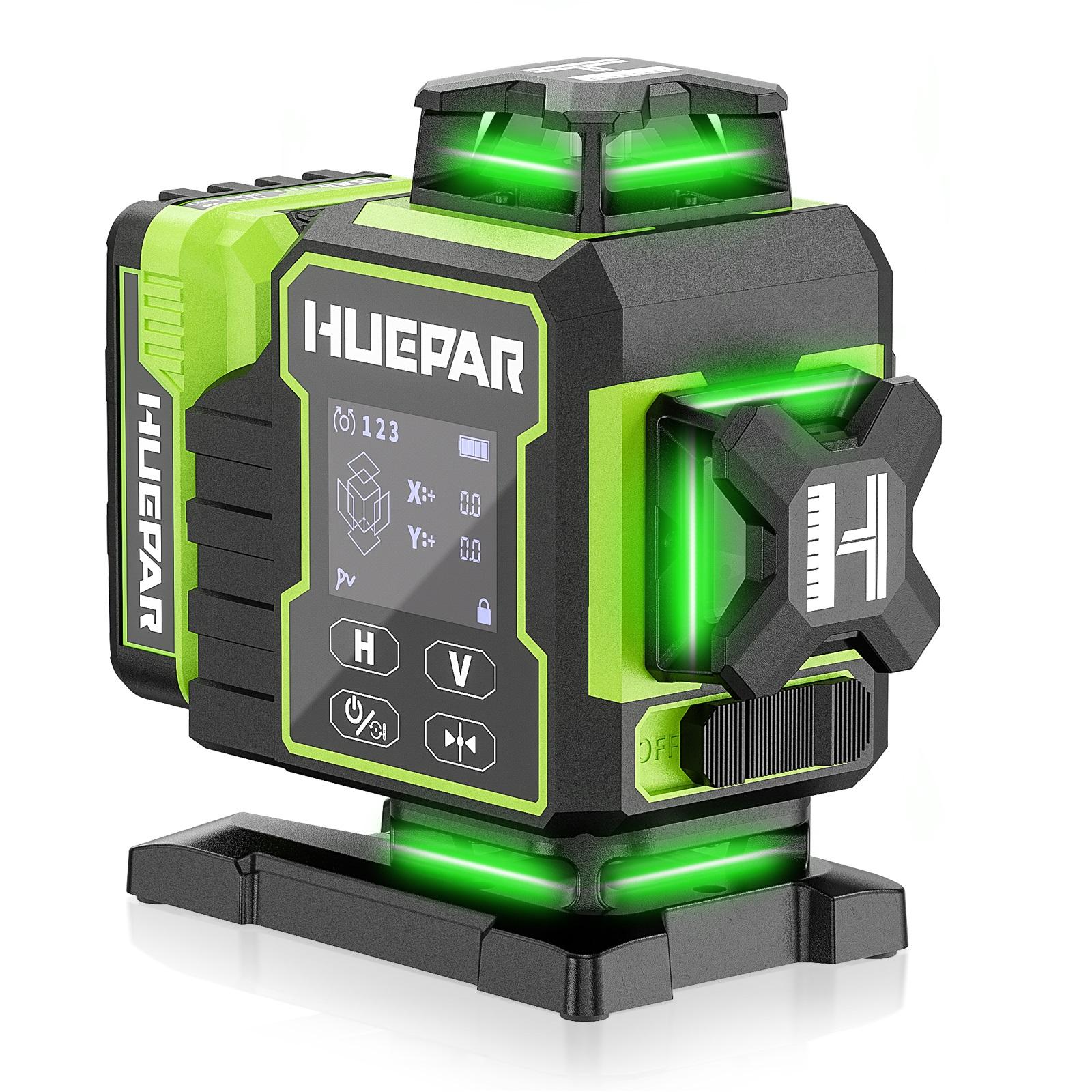 2026 Huepar W04CG Zielone lase – Laser Level 16 Lines 4D Green recenzja i cena