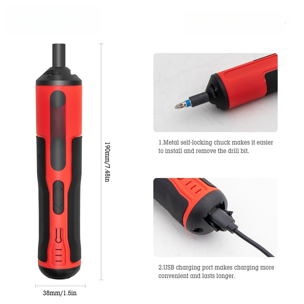 Zestaw wkrętaków elektrycznych – Electric Screwdriver Rechargeable Usb recenzja i cena