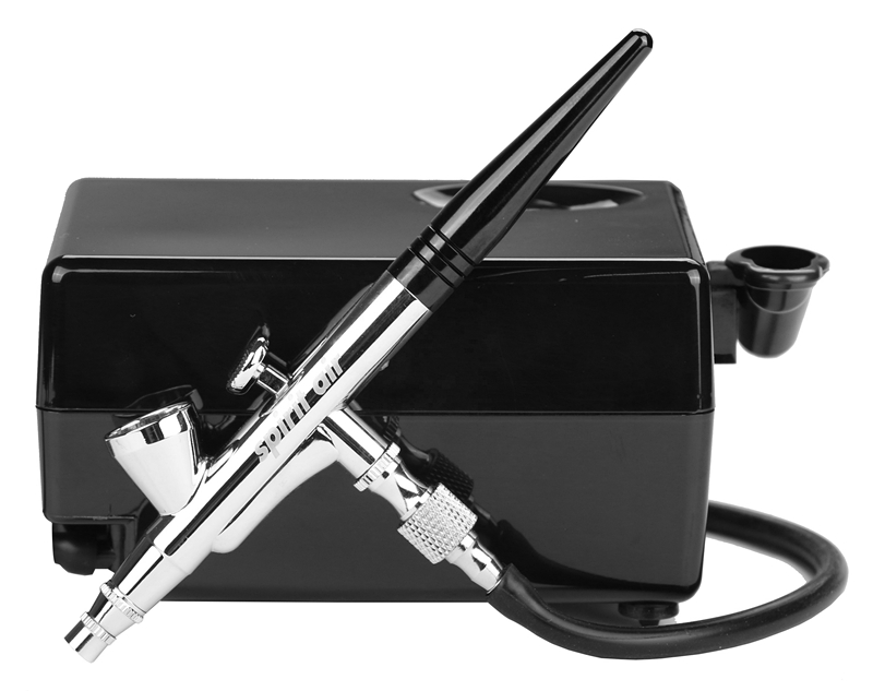 Profesjonalny zestaw aerografu – Airbrush Kit With Mini Compressor recenzja i cena